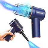 Handheld Cordless Vacuum Cleaner, 2-in-1 USB 42000 RPM Portable Compressed Air Dust Blower, Rechargeable Mini Car Vacuum Cleaner for Car, Home, Office, Computer Keyboard and Pet Hair Clean