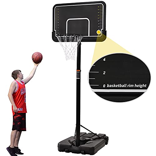 Portable Basketball Hoop & Goal with Vertical Jump...
