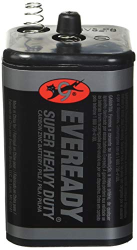 Eveready 6V Battery, Super Heavy Duty 6 Volt Battery, 1...