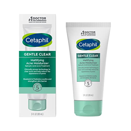 Cetaphil Face Moisturizer, Gentle Clear Mattifying Acne...