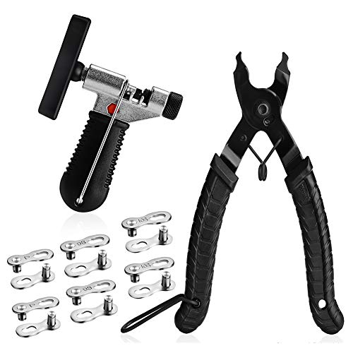 A AKRAF Bicycle Chain Repair Tool Kit with Bike Link Plier,...