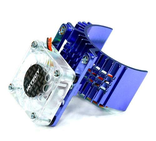 Integy RC Model T8074BLUE Motor Heatsink 540 Size w/ Cooling...