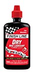 Finish Line DRY Teflon Bicycle Chain Lube, 4-Ounce Drip Squeeze Bottle