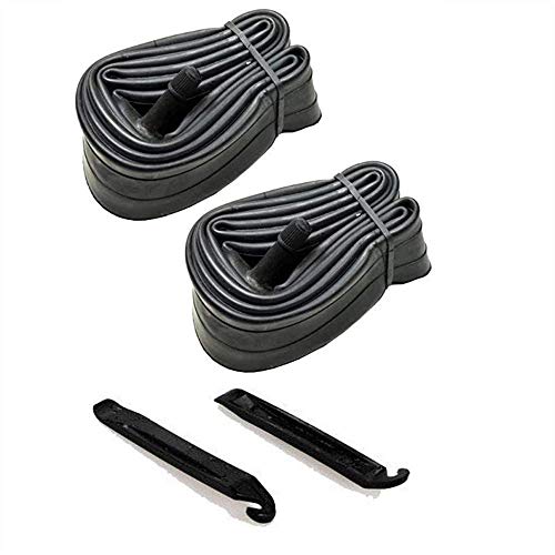 SCK 2 Pack 26 Inch Bike Tubes Plus 2 Tire Levers,...
