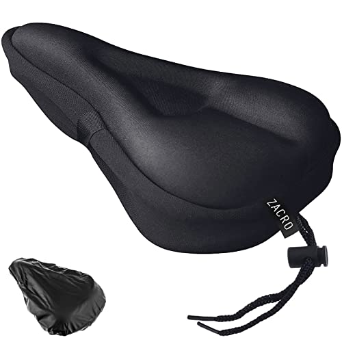 Zacro Gel Bike Seat Cover- BS031 Extra Soft Gel Bicycle Seat...