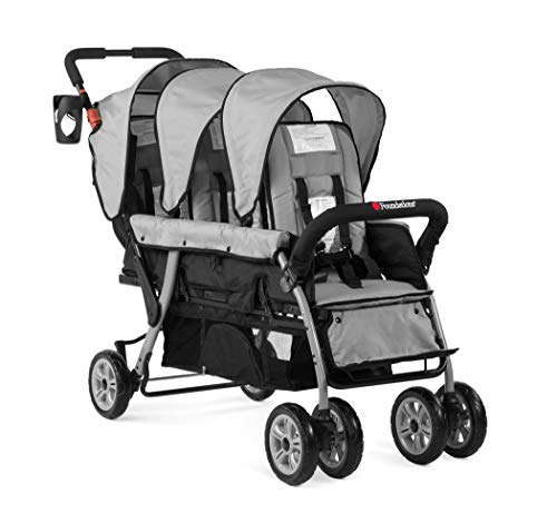 Foundations Triple Sport, 3 Seat Stroller with Sun Canopy, 5...