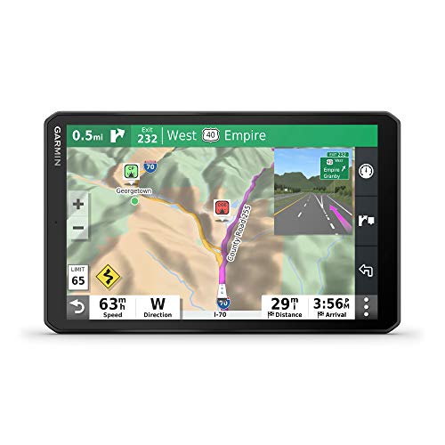 Garmin RV 890, GPS Navigator for RVs with Edge-to-Edge 8”...