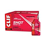 CLIF SHOT - Energy Gels - Strawberry - 25mg Caffeine- Non-GMO - Quick Carbs & Caffeine for Energy - High Performance & Endurance - Fast Fuel for Cycling and Running (1.2 Ounce Packet, 24 Count)