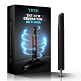 Tekk Short Antenna Compatible with 2007-2022 Jeep Wrangler JK JKU JL JLU JT Gladiator Rubicon Sahara Designed for Optimized FM/AM Reception | 4.8 Inches
