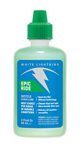 White Lightning Epic Ride All Conditions Light Bicycle Chain...