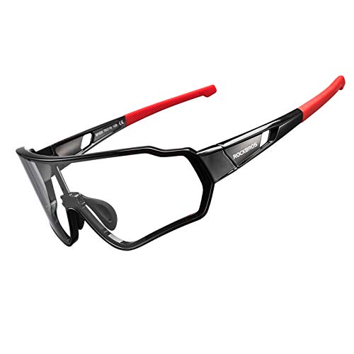 ROCKBROS Photochromic Sunglasses for Men Women Cycling...