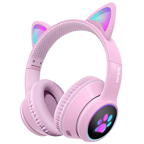 Mokata Gaming Bluetooth 5.0 Wireless Headphones Over Ear Cat...