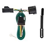 CURT 55124 Vehicle-Side Custom 4-Pin Trailer Wiring Harness, Fits Select Jeep Wrangler JK