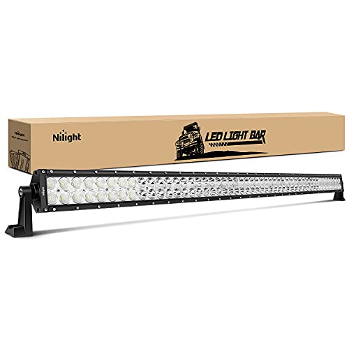 Nilight - 15026C-A LED Light Bar 52Inch 300W Spot...