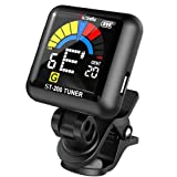 Ssllretu Guitar Tuner Rechargeable Clip on for Guitar Bass Ukulele Violin