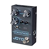 JOYO Reverb Pedal 9 Digital Reverb Types with Modulation and Trail Function for Electric Guitar Effect (Atmosphere R-14)