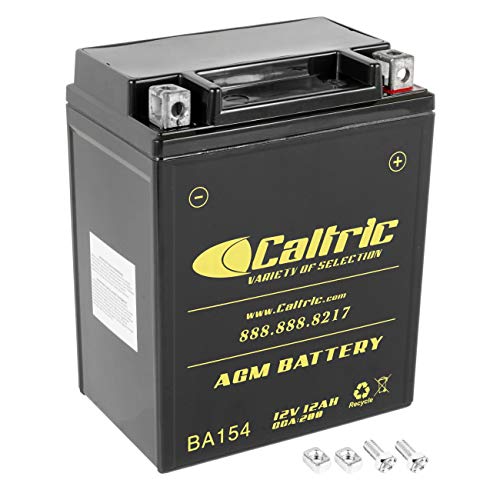 Caltric compatible with Agm Battery Kawasaki Kl650A Kl650B...