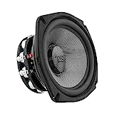 DS18 PRO-CF69.4NR 6 x 9 Inches Water Resistant Loudspeaker - Mid-Bass Carbon Fiber Cone and Neodymium Rings Magnet 600 Watts 4-Ohms - Ideal for Motorcycle & Motorsports (1 Speaker)