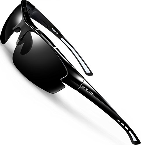 SIPLION Men's Polarized Sunglasses Sports Glasses for...