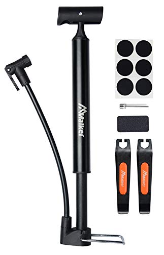 Bike Pump,Compatible with Presta and Schrader Valve Portable...