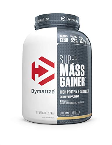 Dymatize Super Mass Gainer Protein Powder, 1280 Calories &...