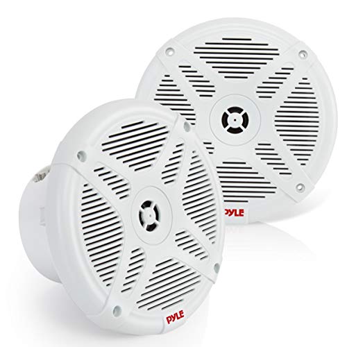 6.5 Inch Bluetooth Marine Speakers - 2-way IP-X4 Waterproof...
