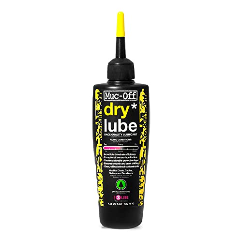 Muc Off Dry Chain Lube, 120 Milliliters - Biodegradable Bike...