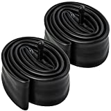 2-Pack 26' Bike Tubes 26 x 2.125/2.2/2.35/2.4 AV32mm Schrader Valve Heavy Duty 26' MTB Bicycle Tubes Compatible with 26x2.125 26 x 2.20 26 x 2.30 26 x 2.35 26 x 2.40 Mountain Bike Tire Tubes