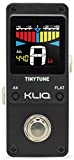 KLIQ TinyTune Tuner Pedal for Guitar and Bass - Mini - Chromatic - with Pitch Calibration and Flat Tuning (Power Supply Required)