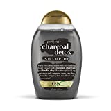 OGX Purifying + Charcoal Detox Shampoo for Buildup Removal and Light Nourishment, No Sulfates, 13 fl oz