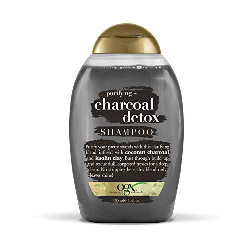 OGX Purifying + Charcoal Detox Shampoo for Buildup Removal...