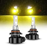 SEALIGHT 9006 LED Fog Light Bulbs, 3000K Yellow 4000 Lumens 11W High Power,9006 HB4 LED Fog Light DRL Bulbs Replacement For Cars,Trucks(Pack of 2)