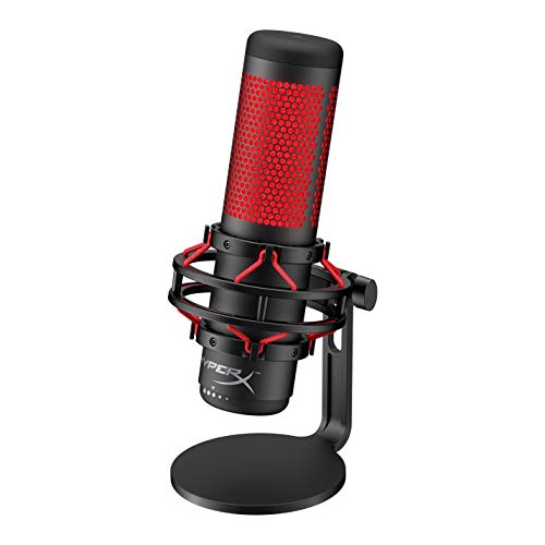 HyperX QuadCast - USB Condenser Gaming Microphone, for PC,...