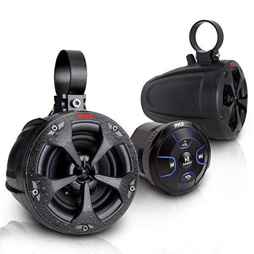 2-Way Dual Bluetooth Off-Road Speakers - 4 Inch 800W Marine...