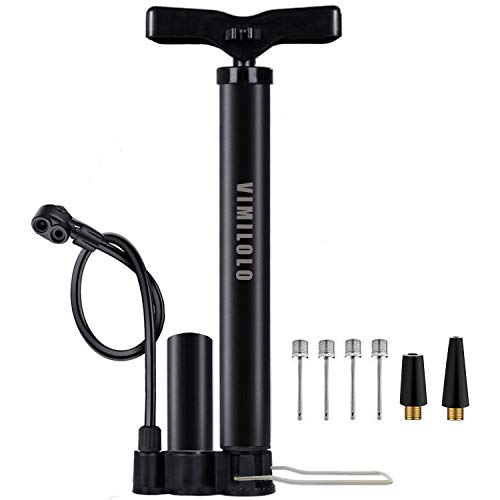 VIMILOLO Bike Pump Portable, Ball Pump Inflator Bicycle...