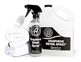Adam’s Graphene Detail Spray Refill Kit - Extends Protection of Waxes, Sealants, & Coatings | Quick, Waterless Detailer for Car Detailing | Clay Bar, Drying Aid, Add Shine Gloss Ceramic Protection