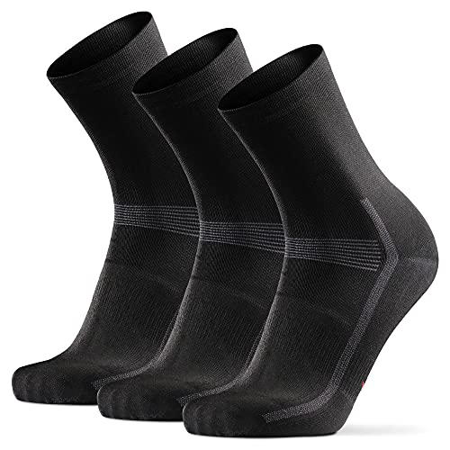 Cycling Socks for Men & Women, 3 Pack Regular Ankle Crew...