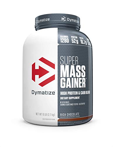 Dymatize Super Mass Gainer Protein Powder, 1280 Calories &...