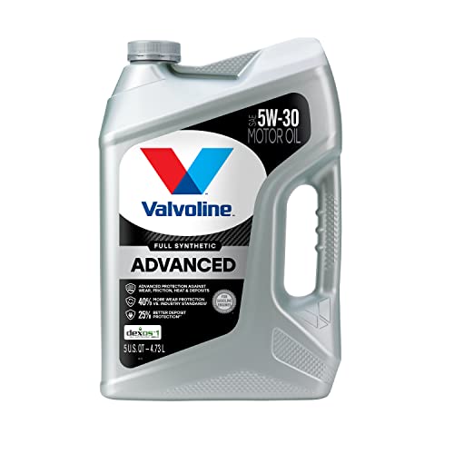 Valvoline Advanced Full Synthetic SAE 5W-30 Motor Oil 5 QT...