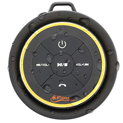 iFox iF012 Bluetooth Shower Speaker - Certified Waterproof -...