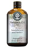 Sandalwood and Amber Fragrance Oil (60ml) For Diffusers, Soap Making, Candles, Lotion, Home Scents, Linen Spray, Bath Bombs, Slime