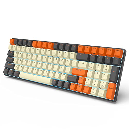 RK ROYAL KLUDGE RK100 Wireless Mechanical Keyboard,...