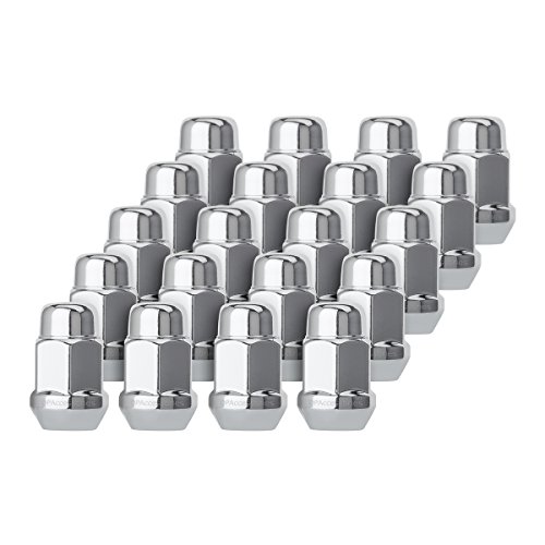 DPAccessories Chrome M12x1.5 Lug Nuts - Closed-End Bulge...
