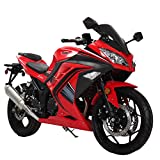 X-PRO 250cc 6 Speed EFI Fuel Injection Dirt Bike Motorcycle Bike Street Bike Motorcycle Assembled in Crate (Red)