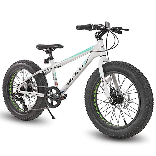 Hiland Kids Fat Tire Mountain Bikes for Boys Girls Age 5-9,...
