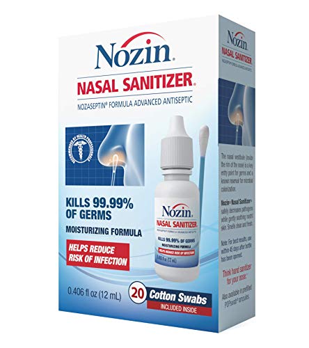 Nozin® Nasal Sanitizer® Antiseptic 12mL Bottle | Kills...