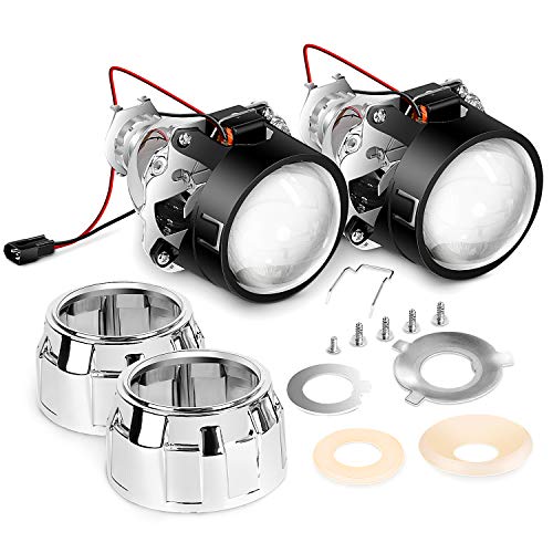 Nilight 2.5' Mini Projector Lens for H1 Headlights Bulb...