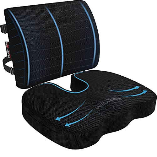 FORTEM Chair Cushion, Seat Cushion for Office Chair, Lumbar...