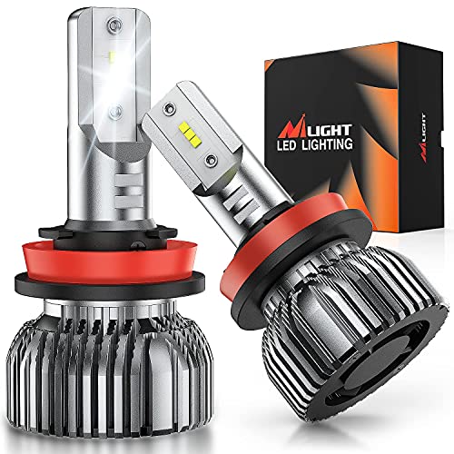 Nilight H11 LED Headlight Bulbs, 350% Brighter Headlamp...