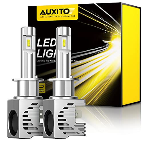 AUXITO H1 LED Headlight Bulbs, 12000LM Per Set, 6500K Xenon...